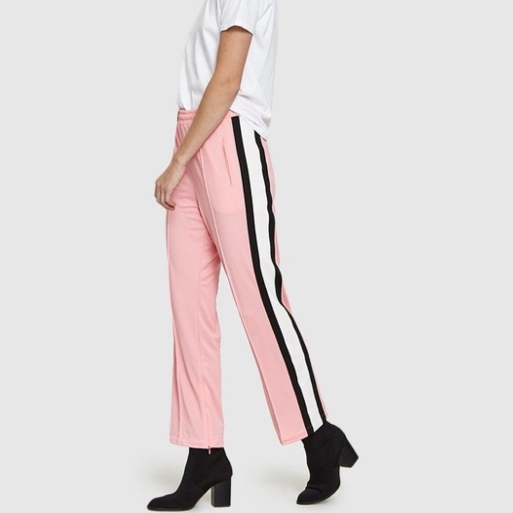 Ganni Dubois Polo Track Pants in Sea Pink